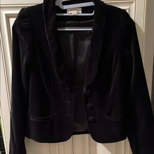 Black Velvet Blazer size 0